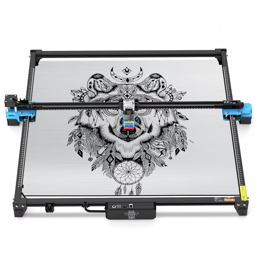 TwoTrees CNC-Lasergravierer TTS-55 PRO / TTS-10 PRO in Schwarz mit 40 W oder 80 W Leistung, Breite: 60 cm, Tiefe: 60 cm - Bild 1
