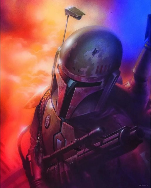 Disney Star Wars Mandalorian Wandbild Komar Multicolor B/H: 40 x 50 cm - Bild 1