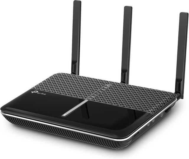 TP-Link Archer VR2100V Dual-Band WLAN Router mit integriertem Modem, VDSL2/VDSL/ADSL/ADSL2+, WiFi 5, Schwarz - Bild 1