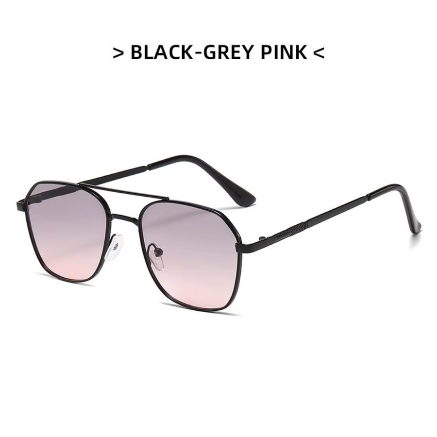 ZUIDID Sonnenbrille, quadratisch, Vollrand, Metall, schwarz - Bild 2
