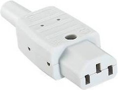 Bachmann Kaltgeräte-Steckverbinder Socket in Grau - Bild 1