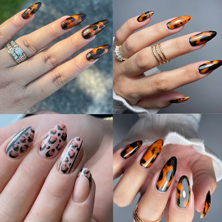 MAFANAILS Nagelfolien Brown Series, Leopardenmuster, Glänzend, Unisex - Bild 6
