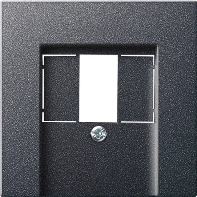 Gira Zentralplatte TAE System 55 in Anthrazit - Bild 1