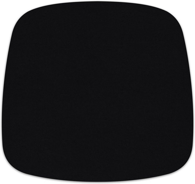 Hey-Sign Sitzauflage für Eames Plastic Armchair in Schwarz mit rutschfester Unterseite - Bild 1