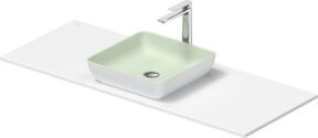 Duravit Konsolenwaschtisch Sivida in Weiß matt, B/T: 128 x 50 cm - Bild 1