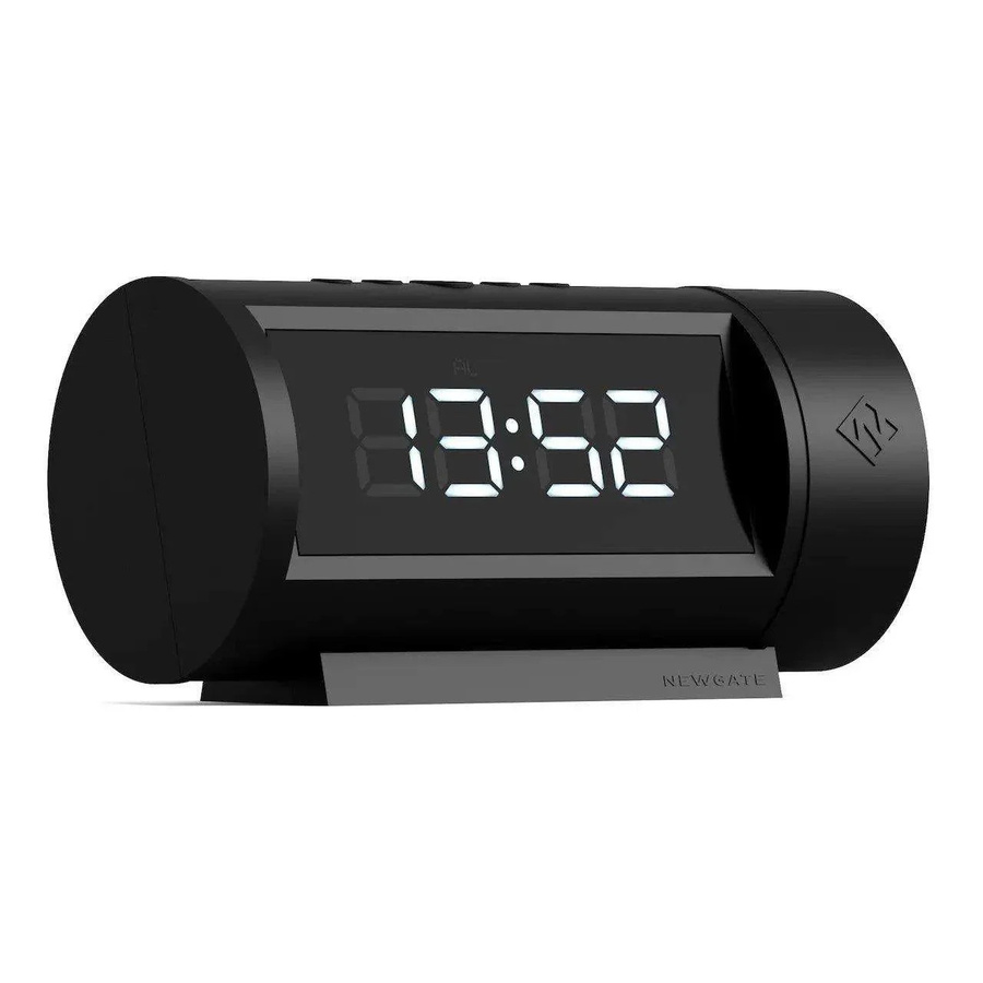Newgate Pil Wecker Retro Design in Schwarz - Bild 1