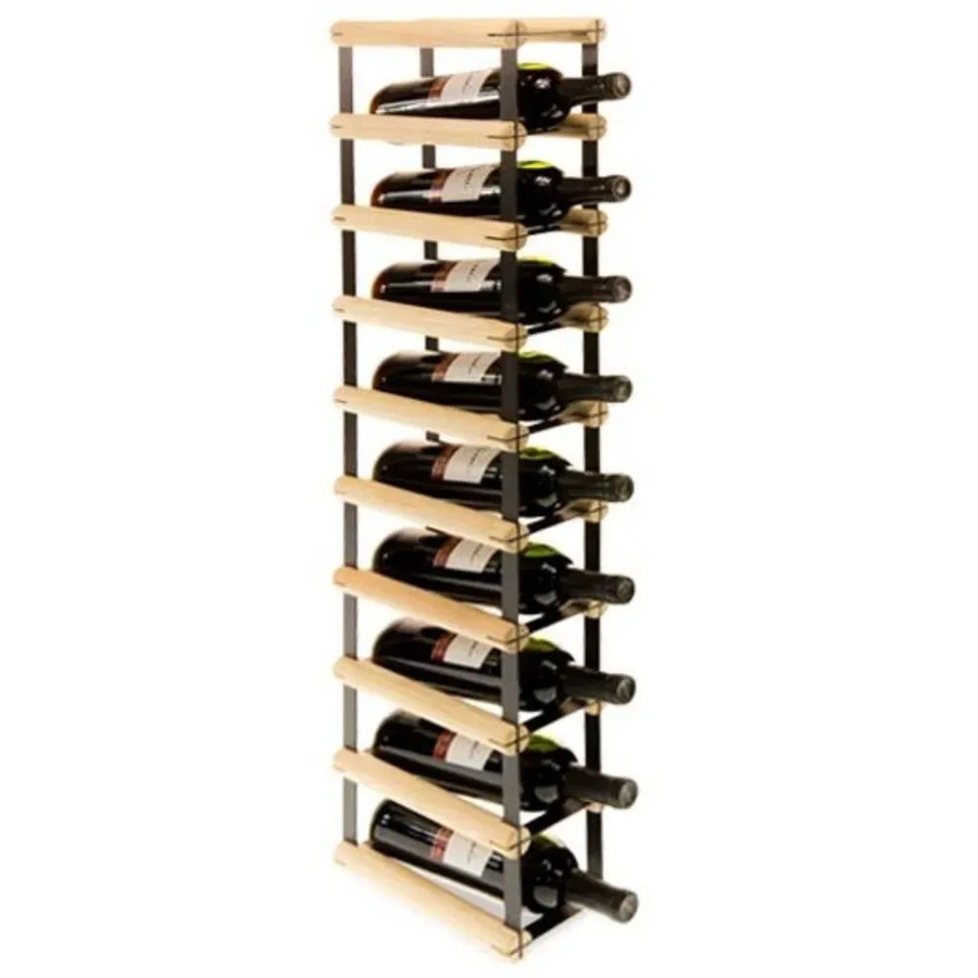 PROREGAL Modulares Weinregal Vinotega Mod aus massivem Kiefernholz in Natur, H x B x T: 92,5 x 12,5 x 24,5 cm - Bild 2