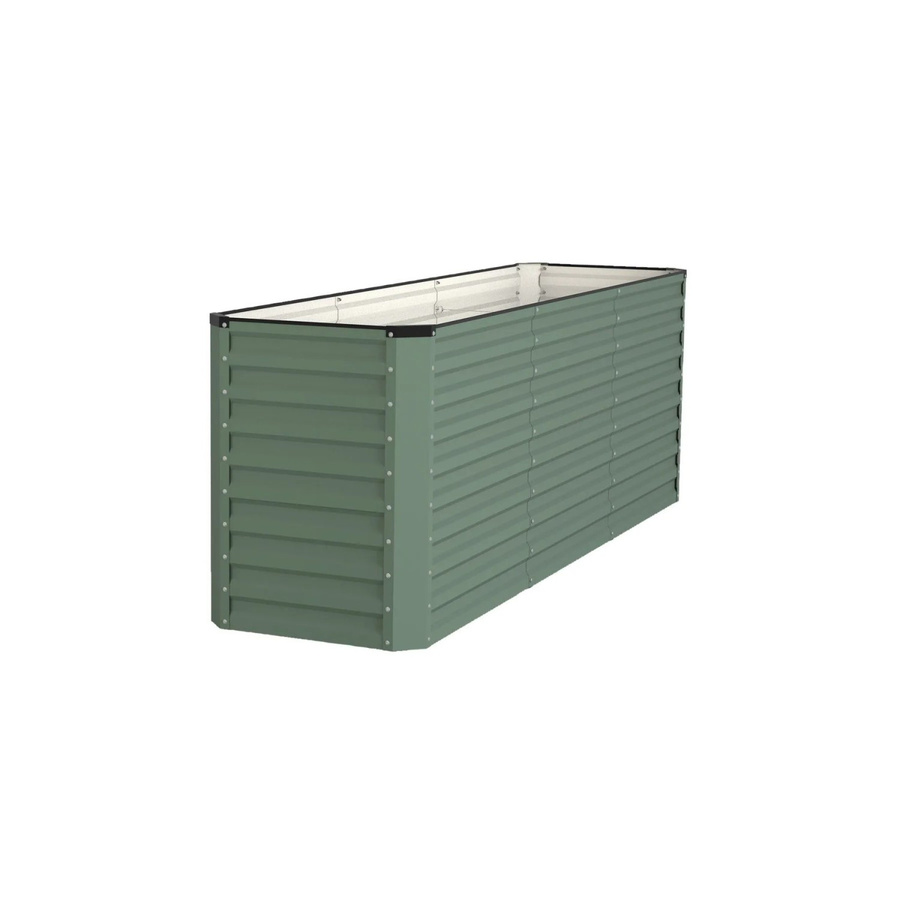 RIVARO Select Hochbeet aus Stahl in Waldgrün mit Silber, B/T/H: 260 x 70 x 90 cm - Bild 2