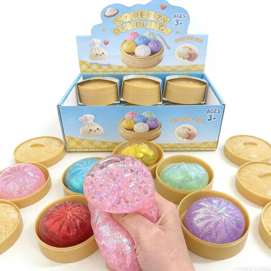 Yiran toy 1 Glitzer-Knödel Squishies mit Box - Bild 2
