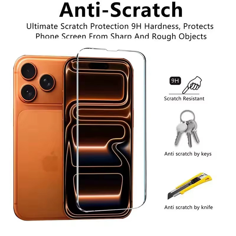 Schutzglas aus gehärtetem Glas für Apple iPhone Modelle in Transparent - Bild 4