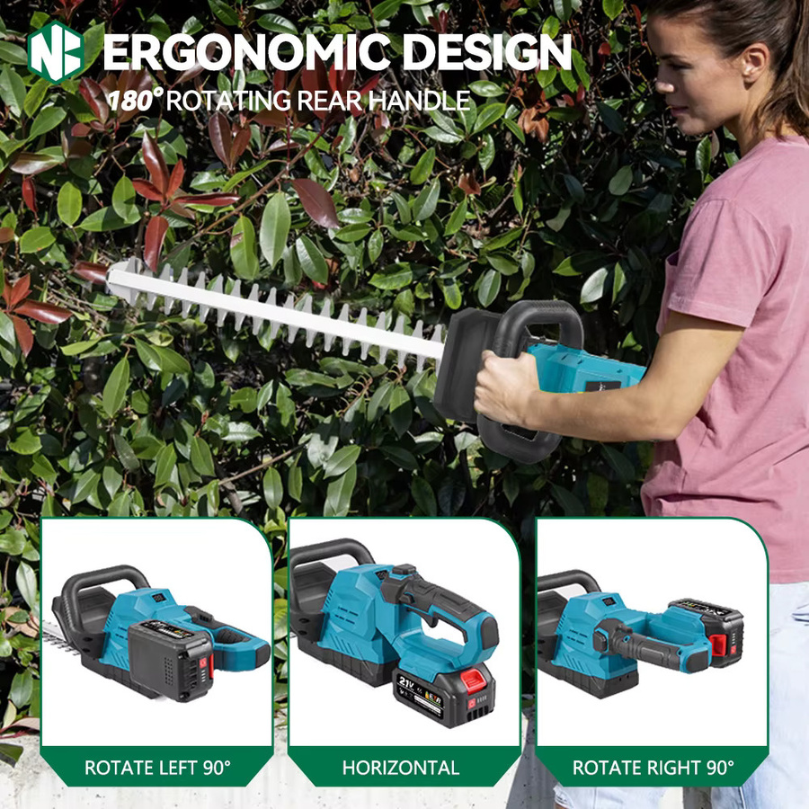 NewBeny Elektrische Heckenschere als kabelloses Garten-Strauchschneidegerät für Makita LXT Akkus - Bild 5