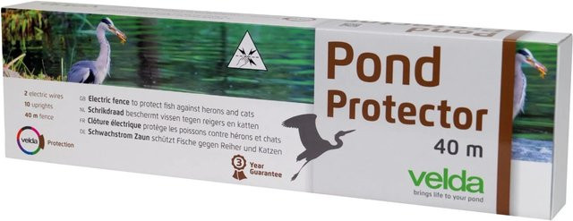 Velda Pond Protector Elektrozaun gegen Reiher und Katze, Schwarz, 40 Meter - Bild 1