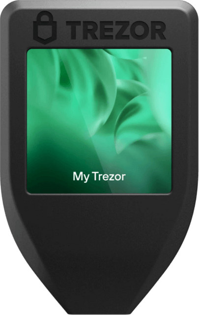 Trezor Model T Hardware-Wallet mit USB-C Anschluss in Schwarz - Bild 1