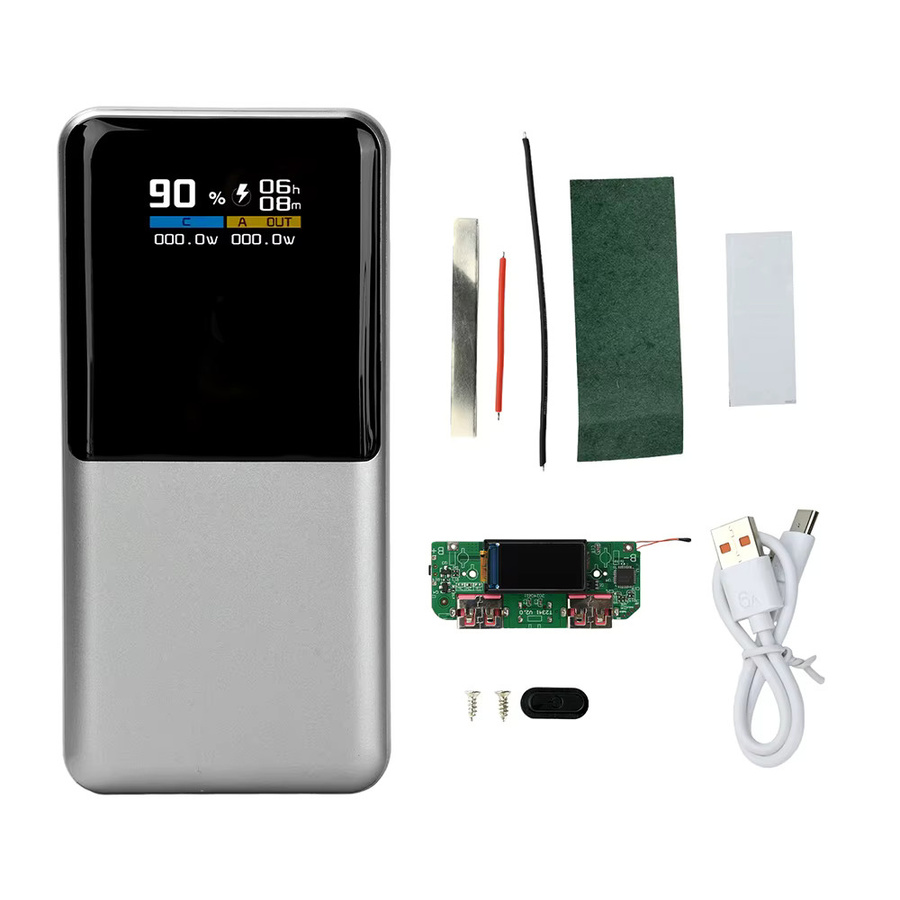 Gaqqee 22,5W Schnelllademodul für 3,7V Ternäre Lithium-Batterien in Silber mit PD, QC, SCP und VOOC Unterstützung - Bild 6