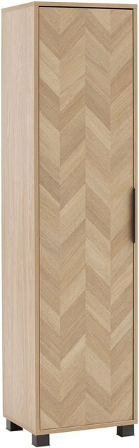 Schildmeyer Hochschrank Piazza Eiche Nachbildung, Farbe Braun, B/H/T: 40,3 x 157,8 x 33 cm - Bild 1