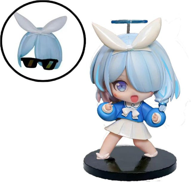 Yiran toy 1 Blue Archive Arona Prana Figur Gesichtswechselndes Spielzeug Set 8cm - Bild 1