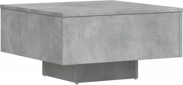 vidaXL Couchtisch aus Holzwerkstoff in Betongrau, B/T/H: 60 x 60 x 31,5 cm - Bild 1