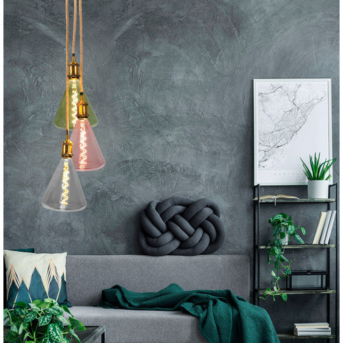 Näve LED Leuchtmittel Dilly E27 4 W Grau Extrawarm dimmbar - Bild 2