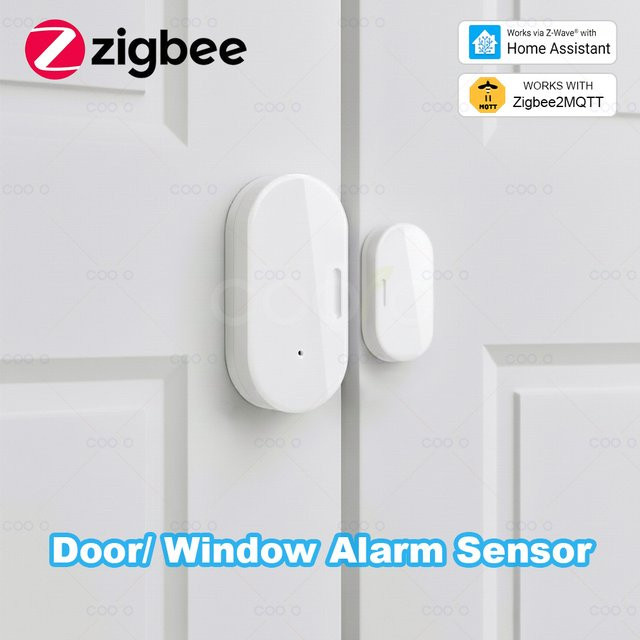 Ewelink Zigbee 3.0 Türsensor und Fensterkontakt in Weiß für Sicherheitsalarme und Home Assistant Kompatibilität - Bild 1