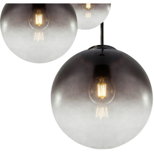 Globo Pendelleuchte Varus Chrom mit Rauchglas, H x B x T: 120 x 40 x 51 cm - Bild 5