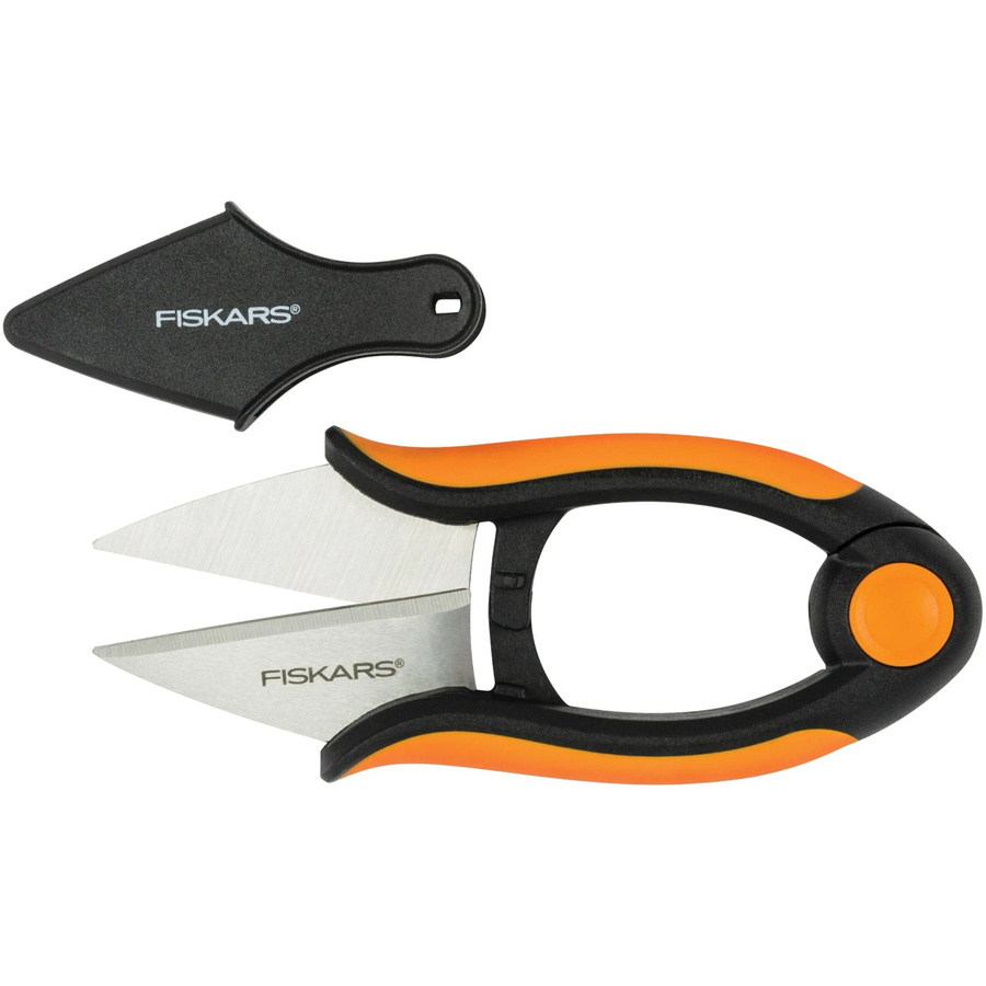 Fiskars Solid SP220 Kräuterschere in Schwarz-Orange mit ergonomischem Griff und präzisionsgeschliffener Klinge aus rostfreiem Stahl - Bild 3