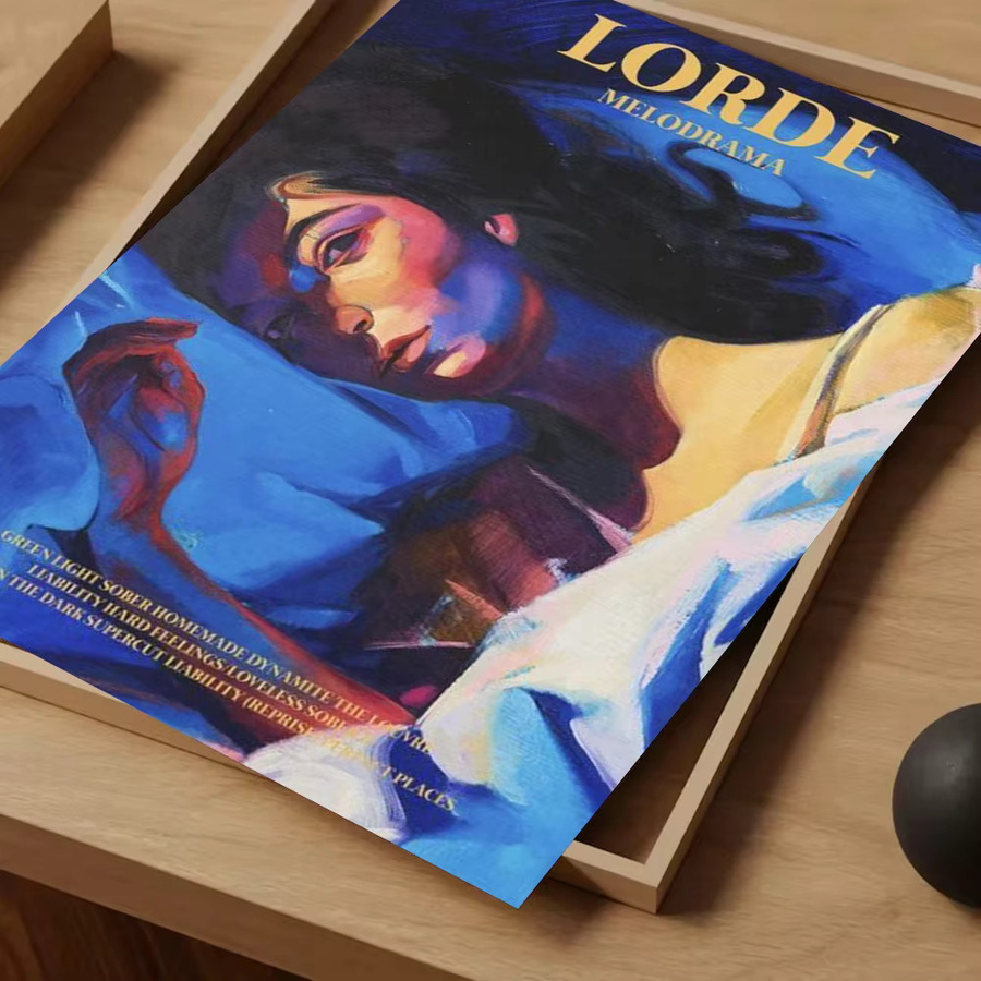 Lorde Melodrama Solar Power Tour Album Poster Selbstklebender Wasserdichter Wandaufkleber Multicolor - Bild 4