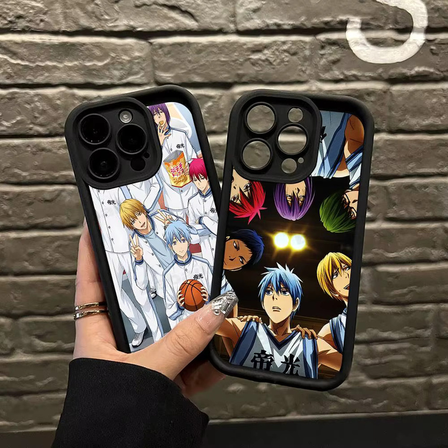 Potdemiel Kuroko Basketball Anime Handyhülle für iPhone 16 15 14 13 12 11 Pro Max Plus stoßfeste Softcover multicolour - Bild 2