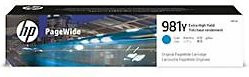 Original HP 981Y Tintenpatrone Cyan für PageWide Enterprise Color Drucker - Bild 2