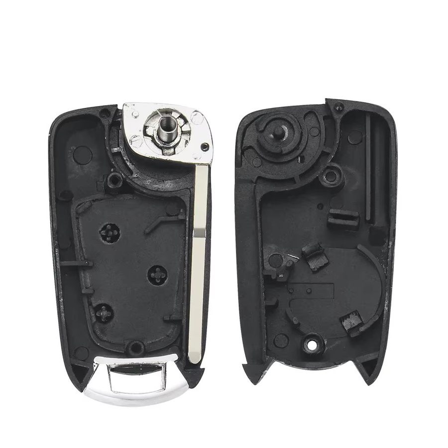 KEYYOU Flip-Fernbedienung Schlüssel Gehäuse mit 3 Tasten für Ford Focus Mondeo Fiesta C-MAX Fusion Transit KA in Schwarz - Bild 3