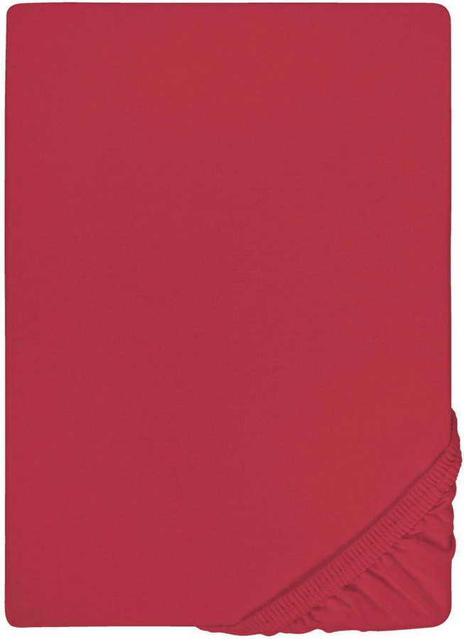 Biberna Spannbettlaken Deluxe Jersey-Elastic mit Rundumgummi, bügelfrei, 97% Baumwolle und Elasthan - Bild 1
