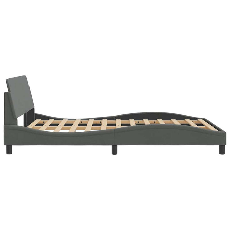Vidaxl Polsterbett Modern in Anthrazit Grau, B/T: 140 x 200 cm - Bild 2