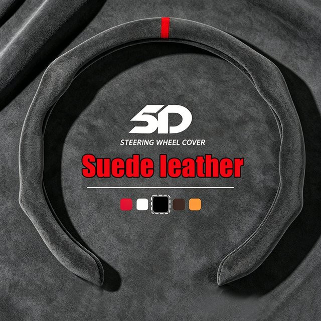 RAYFONE 5D Sports Premium Lenkradbezug aus Wildleder für BMW M Sport Modelle G30 G02 X5 F40 F41 G82 M4 - Bild 1