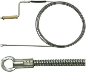 E&R Rohrreinigungswelle aus Edelstahl in Silber, Durchmesser: 8 mm, Länge: 5 m - Bild 1