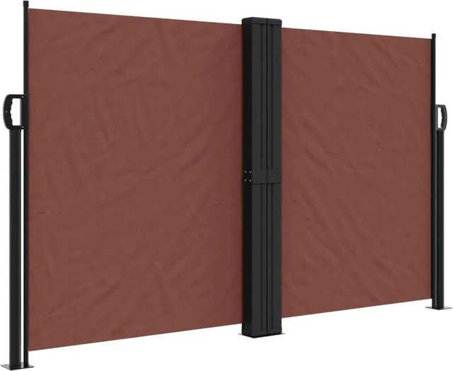 ausziehbare Seitenmarkise furnicato in Braun aus Polyester, B: 140 cm, L: 600 cm - Bild 1