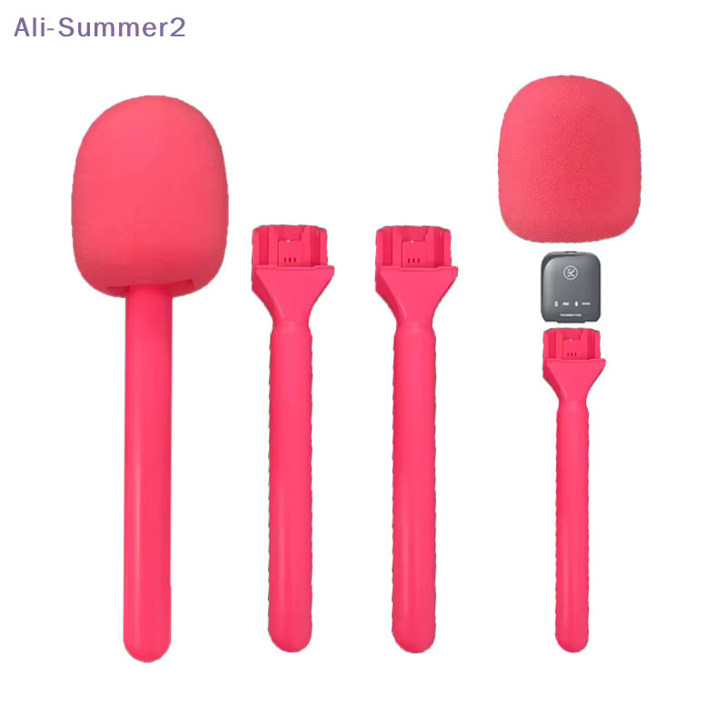 Rode Handmikrofon-Adapterhalter mit geräuschdämpfendem Schaumstoff in Pink für Rode Wireless GO II und Synco G1 - Bild 2