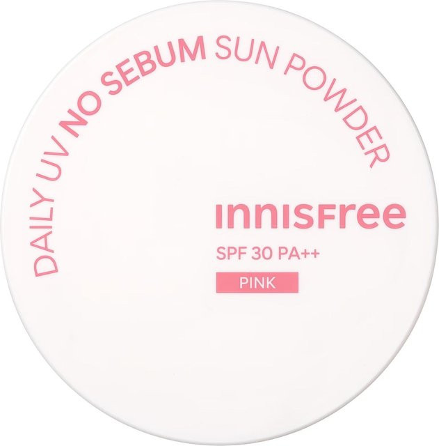 INNISFREE Daily UV No Sebum Sonnenschutzpuder, Neutral Pink, 4g - Bild 1