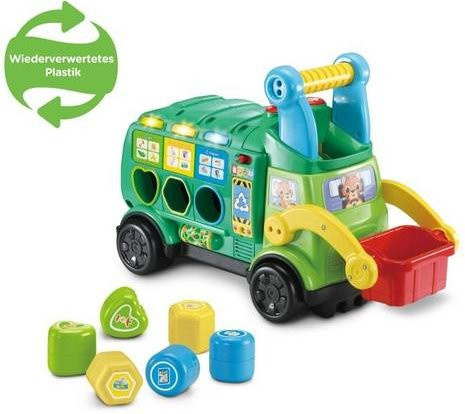 Vtech 2-in-1 Recycling-Rutschauto Sortierspiel und Rutschfahrzeug in Bunt/Mehrfarbig - Bild 1