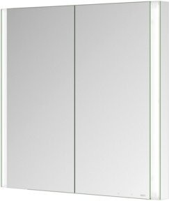 Keuco Spiegelschrank Somaris 2-türig mit LED-Beleuchtung und Spiegelheizung, B/T/H: 80 x 71 x 11,5 cm - Bild 1