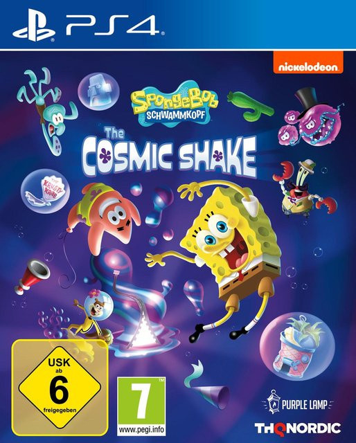 SpongeBob SquarePants - The Cosmic Shake PlayStation 4 Spiel Adventure Jump 'n' Run USK 6 - Bild 1