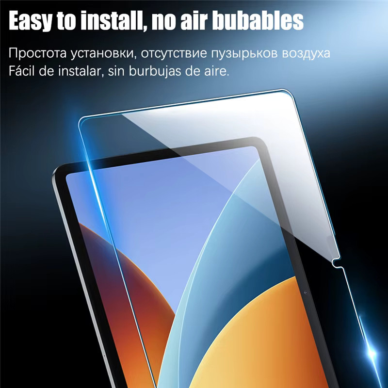 2 Stück Displayschutzfolie aus gehärtetem Glas für Xiaomi Redmi Pad 2, transparent, 9H Schutzfilm - Bild 2