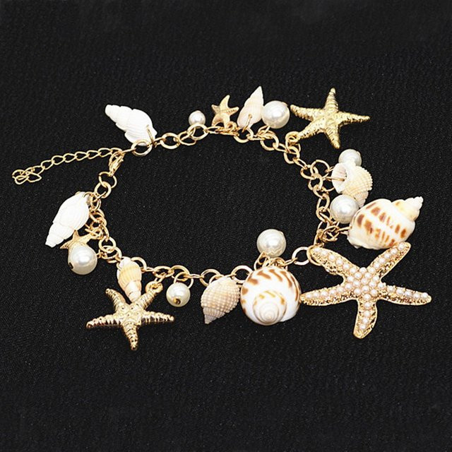 RINHOO FRIENDSHIP Armband, Gold, Perle, Damen, Böhmischer Stil - Bild 1
