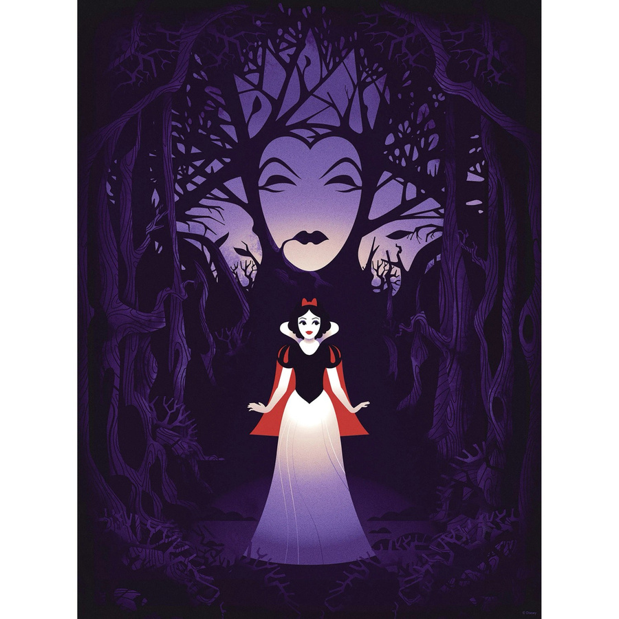 Komar Disney Snow White Evil Queen Paper Poster Wandbild Lila B: 30 cm, H: 40 cm - Bild 2