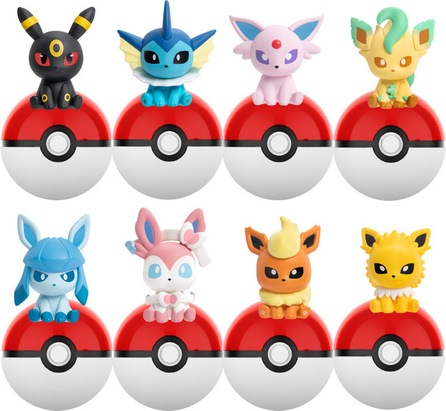 FUNISM Pokémon Anime Blind Box mit Mini Actionfiguren und Ornamenten, Mehrfarbig - Bild 1