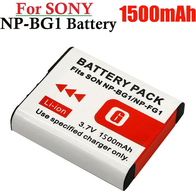 Wiederaufladbarer Li-Ion Digital Kamera Akku für Sony DSC H3 H5 H7 W70 W80 WX1, Kapazität: 1500 mAh - Bild 1
