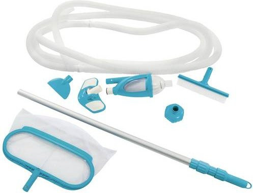 Intex 28003 Deluxe Poolreinigungsset mit Netzaufsatz in Blau - Bild 1
