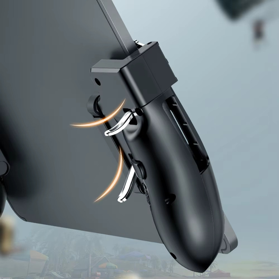 PUBG Mobile Controller Sechs Finger Trigger Gamepad Grip für Tablet und iPad in Schwarz - Bild 6