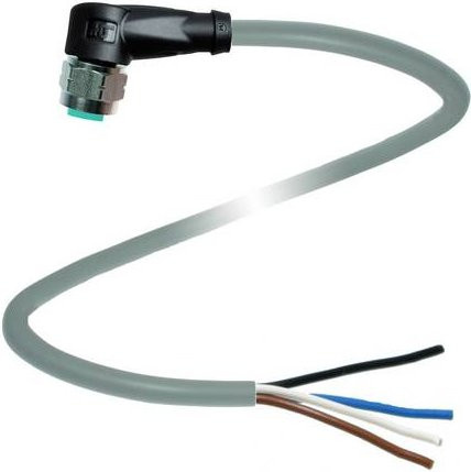 Pepperl+Fuchs 240768-0004 Sensor-Aktor-Steckverbinder konfektioniert, 4-polig, grau, Länge: 15 m - Bild 1