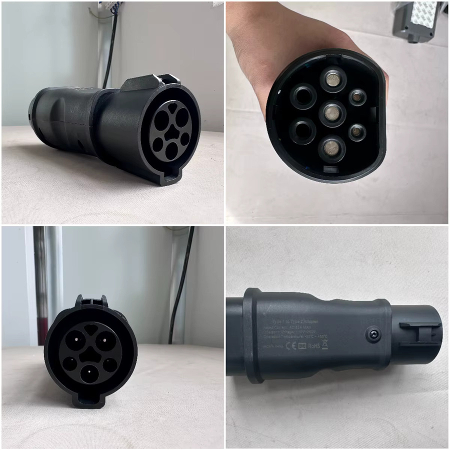 Kolanky Typ 2 auf Typ 1 Adapter 7,2 kW in Schwarz - Bild 5