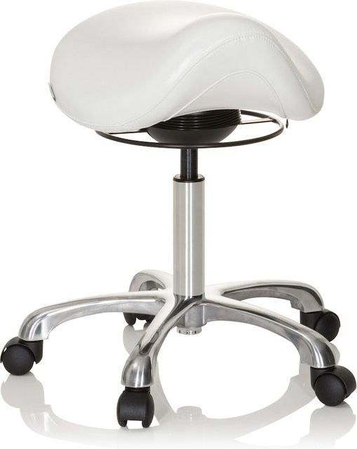 hjh OFFICE Sattelhocker ORTHO SIT für das Büro aus Kunstleder ohne Armlehnen - Bild 1