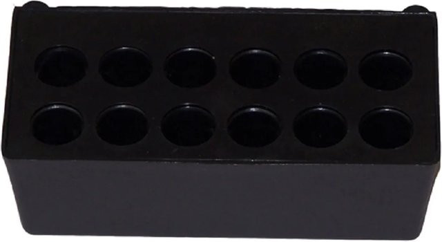 Küpper Systemhalter-Box aus Kunststoff in Schwarz mit 12 Einstecklöchern je 16,4 mm Durchmesser - Bild 2